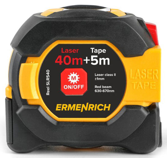Laserový zvinovací meter Ermenrich Reel SLR540